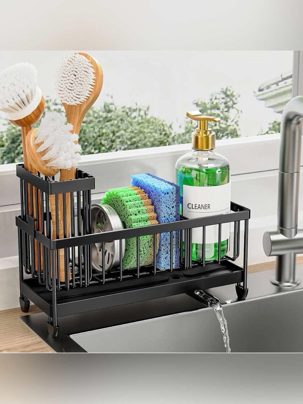Cisily Sponge Holder for Kitchen Sink